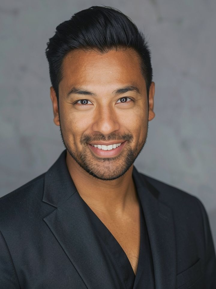 Corporate headshot portrait made from that one selfie, the result of taking a selfie for a headshot the right way